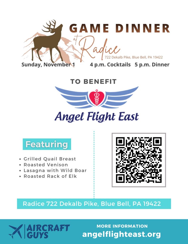Game Dinner Angel Flight East