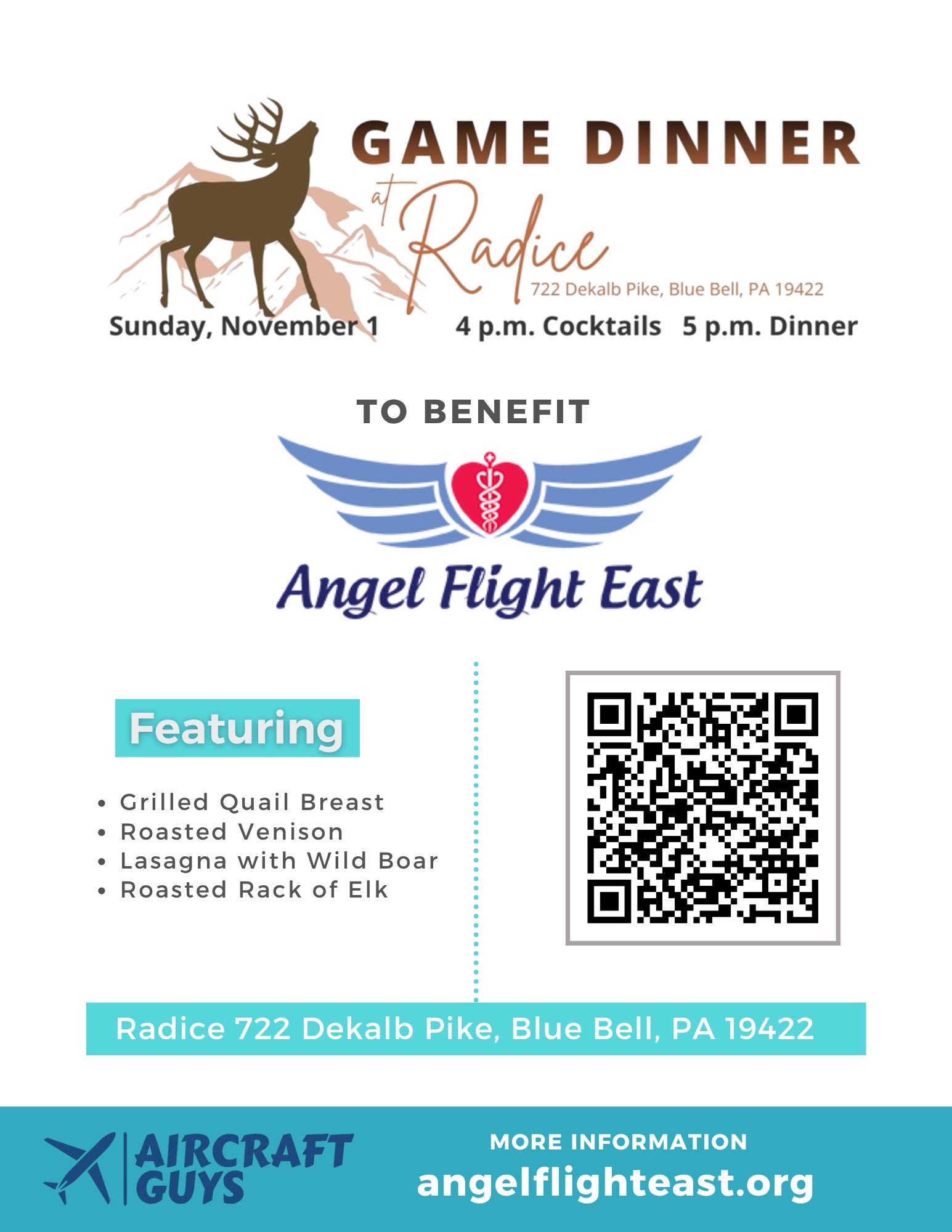 Game Dinner Angel Flight East